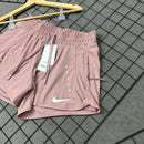 Short Duplo Feminino Em Poliamida Com Elastano - Importado