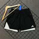 Short 2 em 1 em Poliamida Power com Fenda Lateral