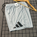 Bermuda Power Dryfit Com Logo Grande - Cinza Claro