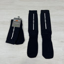 Meia Cano Longo Em Poliamida - com Detalhe Refletivo