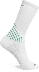 Meia Rikam Performance Cano Médio Compressão Fio Emana® Masculina Branca