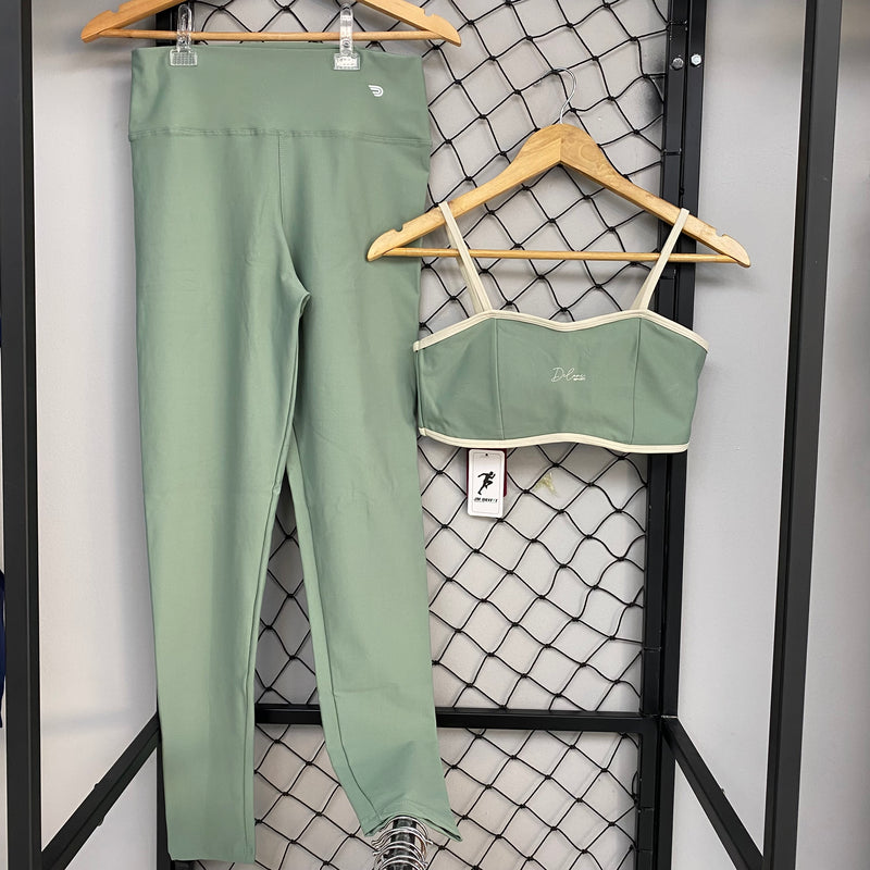 Conjunto Lory em Poliamida Liso Bicolor - Feminino