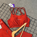 Conjunto Antonela Em Poliamida Canelado - Red
