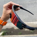 Óculos Radar Ev Cristal Black Fosco - Lente Dark Rubi