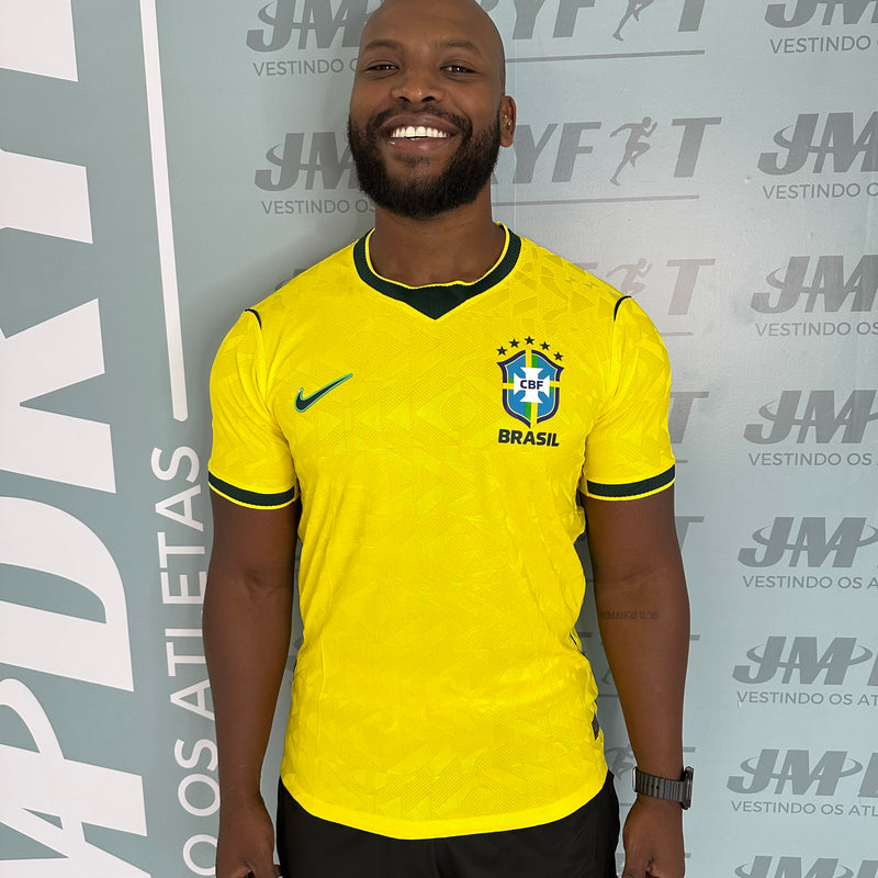 Camisa da Seleção Brasileira 2026 Tailandesa 1.1 - Amarela Jogador