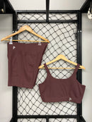 Conjunto May em Poliamida Liso - Plus Size Feminino
