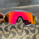 Óculos Radar Ev White - Lente Liquid Metal