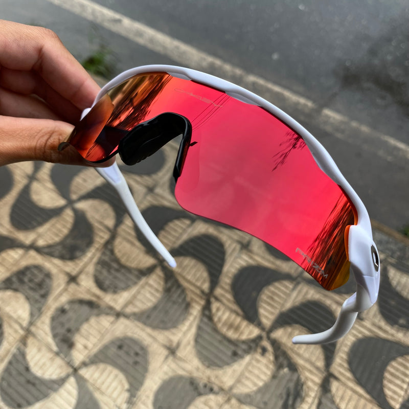 Óculos Radar Ev White - Lente Liquid Metal
