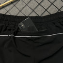 Short 2 em 1 em Poliamida Power com Fenda Lateral