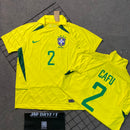 Camisa Retrô Premium da Seleção Brasileira - 2002