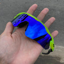 Óculos Radar Ev Neon Cristal - Lente Neon Blue