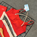 Conjunto Alana Em Poliamida Liso - Bicolor