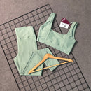 Conjunto Kiara em Poliamida Liso - Verde Claro