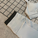 Conjunto Melissa em Poliamida Liso - Cinza