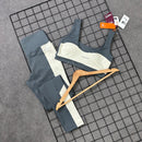 Conjunto Eva em Poliamida Liso - Cinza Chumbo