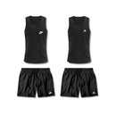 Kit Treino Masculino 2 Regatas + 2 Bermudas Dry Fit All Black